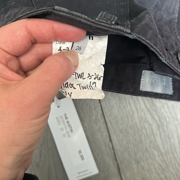 NWT Boyish Charcoal Denim Skirt size 26 - Picture 8 of 11